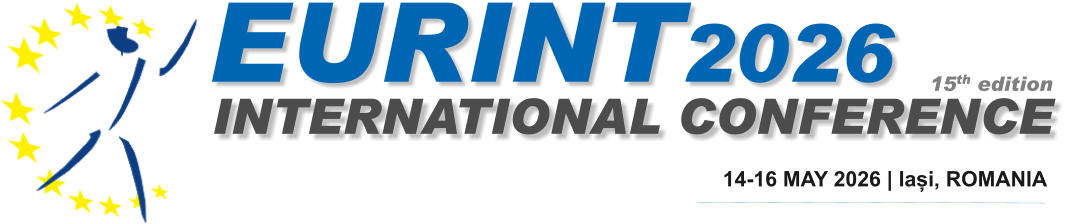 EURINT2026 INTERNATIONAL CONFERENCE      15th edition 14-16 MAY 2026 | Iași, ROMANIA